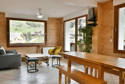 Image de Confortable appart 6-8 pers au pied des pistes, centre Chinaillon