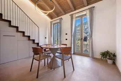 Image de Maison de vacances 'Appartamento Amaranto' avec vue sur la montagne, terrasse partagée et Wi-Fi