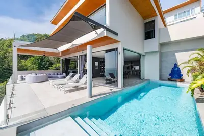 Image de Luxurious 5-bedroom villa in Plai Laem with sea views, saltwater pool, and daily maid service