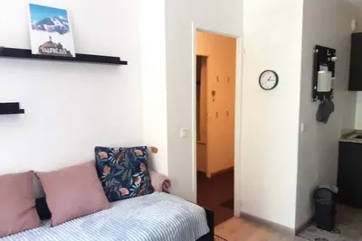 Image de Pied des pistes de ski, 3ème étage, balcon, télévision, casier à ski, 28m², Valfréjus