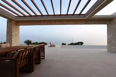 Image de Magnificent Crete Villa | Beacfront Villa Valora | 2 Bedrooms | Private Swimming Pool | Stunning Sea View | Outdoor Dining Area & Bbq | Ierapetra