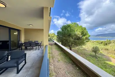 T2 moderne avec vue mer et proche centre-ville
