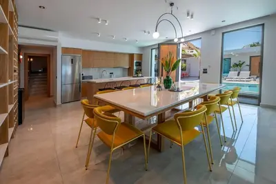 Image de Luxury Crete Villa | Villa Silver | 6 Bedrooms | Private Outdoor Infinity Pool & Indoor Heated Pool | Outdoor Lounge Area & Fireplace & Bbq | Wonderful Sea Views | Modern Design | Chania