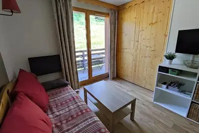 Image de Appartement cosy avec vue sur les pistes