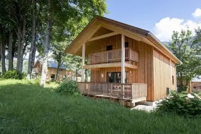 Image de Chalet accueillant avec sauna infrarouge