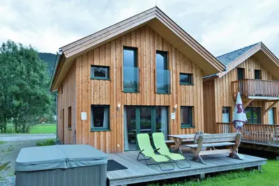 Image de Chalet majestueux avec sauna