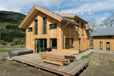 Image de Chalet avec bain à remous