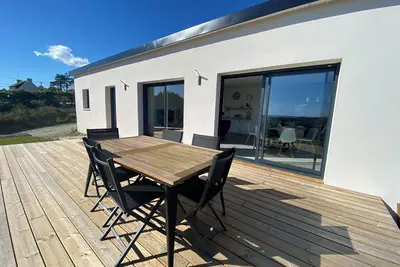 Image de Maison neuve avec vue panoramique entre terre et mer pour 6 pers. Ă Crozon