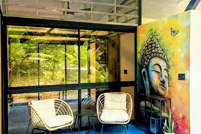 Butterfly Buddha Bungalow in the Playa Negra Jungle