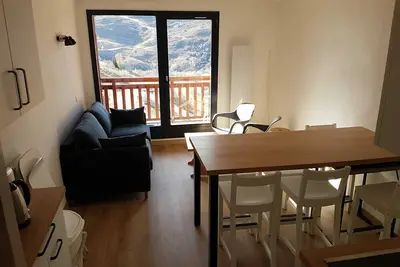 Image de Appartement 'Valmonts A 1315' avec vue sur montagne et balcon