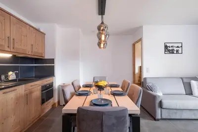 Image de Charmant appartement 6 pers, quartier La ForĂŞt, parking, linge inclus, casier Ă skis