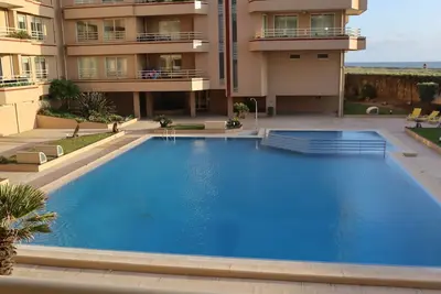 Pool and sea view accommodation 50 m sea