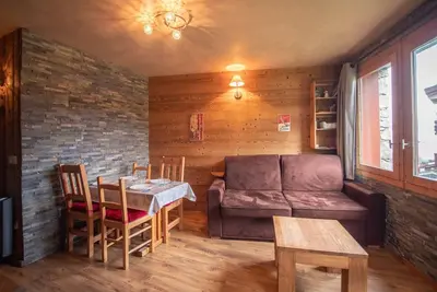 Image de Valmorel : Appartement 2p avec Terrasse, 5 Pers. , Casier à skis