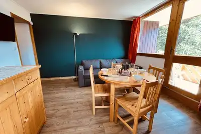Image de Vallandry: Apt 2 pièces 34m², 4 pers, proche pistes et centre, casier à skis