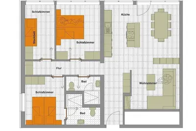 Image de Appartement Seebachsee - apartment/flat, bathroom, Wc, 3 bedrooms