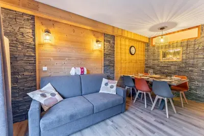 Image de Centre station, remise en forme, piscine, sauna, balcon, télévision, casier à ski, 42m², Les Orres