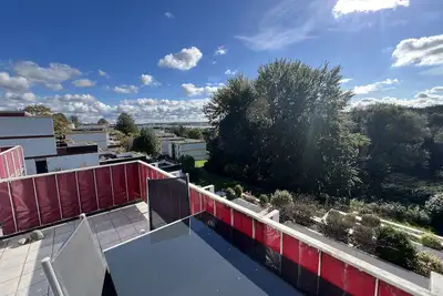 Image de Appartement \"Strandblick\" avec vue sur la mer, balcon et Wi-Fi