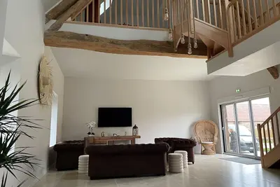 Image de Gîte élégant avec Spa, réception et accessibilité Pmr près de Paris