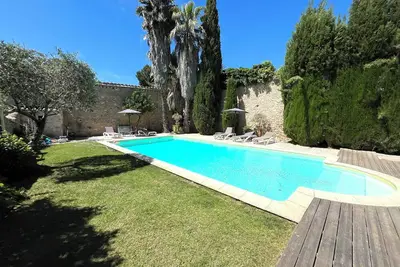 Image de Appart 60m2 clim parking mer 3km piscine bbq