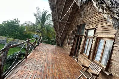 Oceanfront Surf House w\/Pool on One-Acre Gated Property