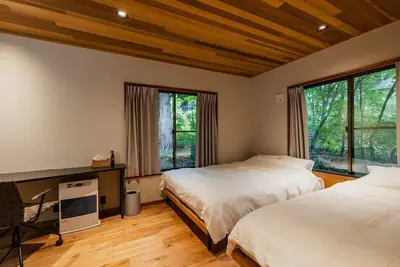 Image de A vacation rental where you can enjoy the sauna, Bbq, and bonfire
