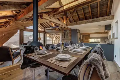 Image de Chalet rénové à distance de marche du centre de St Gervais et de la télécabine