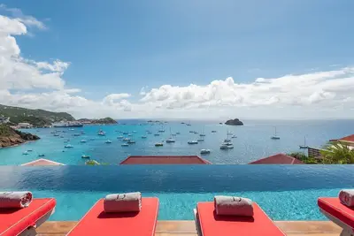 Image de Superb villa with panoramic view over Corossol Bay
