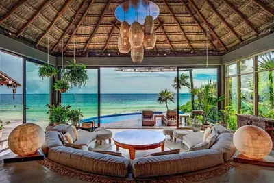 Image de Beachfront villa in Tulum beach- Early booking deal at Tripintravel