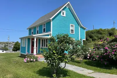 Above The Tickle Twillingate Vacation Home. \nTraditional Saltbox House est 1901