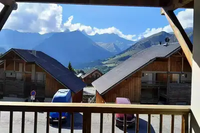 Image de Ferienwohnung 6 Betten, 100m von den Skipisten, Aussicht Aiguilles d'Arves