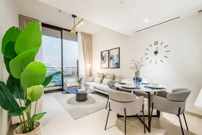 Image de Cozy 1br at Binghatti Corner, Jumeirah Village Circle by Deluxe Holiday Homes