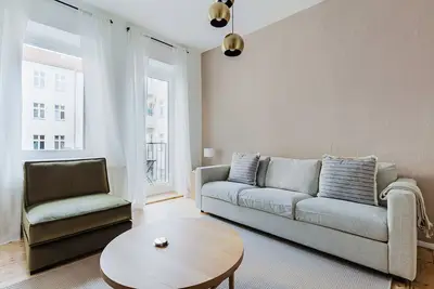 Image de Nice Prenzlauer Berg Studio, Move-In-Ready w/ Furniture, by Blueground