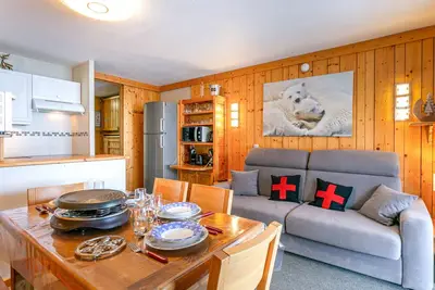 Image de Appartement coquet avec balcon, wifi, 2 pièces, Val-d'Isère