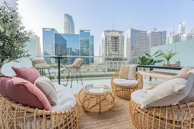 Image de Bali-inspired 1-Bedroom Apartment for 4 in Business Bay!