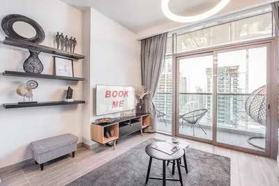 Image de Warm 1-Bedroom Family-Friendly Aparment in Jlt