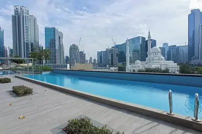 Image de Cozy 1-Bedroom Apartment in Business Bay near Marasi Promenade and Bay Avenue Pa