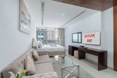 Image de Wonderful Studio near Golf Course at The Spirit Tower in Sports City