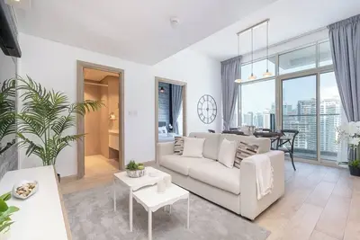 Image de Instaworthy 2-Bedroom Escape near Beach at Studio One in Dubai Marina