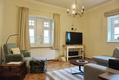 Image de The Bremen apartment is the largest in the villa in terms of area and offers plenty of space.