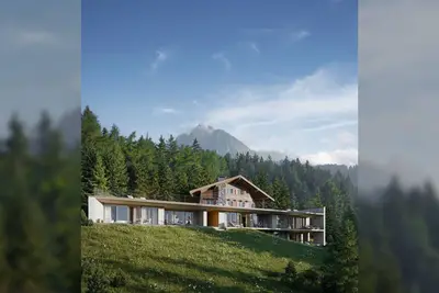 Image de Chalet \"Magdalena\" avec vue sur les montagnes, terrasse privée et Wi-Fi