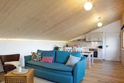 Image de Appartement 'Refugium Aus Vollholz' avec vue sur les montagnes, jardin partagé et Wi-Fi