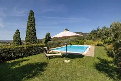Image de Maison de vacances privée avec piscine privée, climatisation, Wifi, Tv, vue panoramique, parking