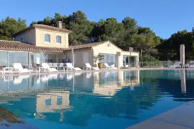 Image de Magnifique propriété avec vue unique au calme avec fitness, hammam et jacuzzi
