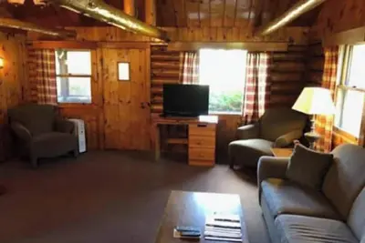 Image de Tamarack Rustic Cabin at Ampersand Bay Resort\n