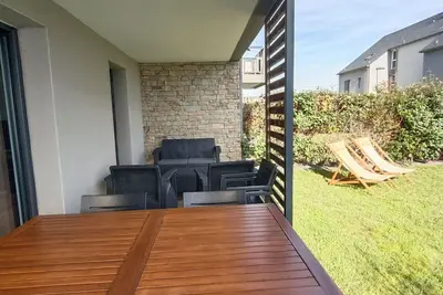 Image de St Malo T3, 2 Chambres, 4 pers, terrasse et jardin, plage du Pont Ă pieds