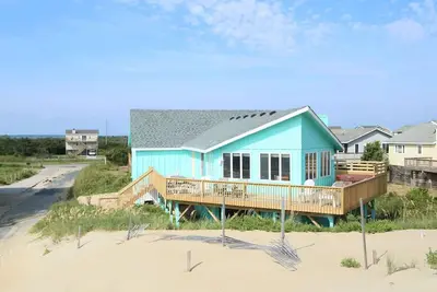 Image de Ocean view, steps to beach, spacious 6-bedroom in Nags Head 🏖️