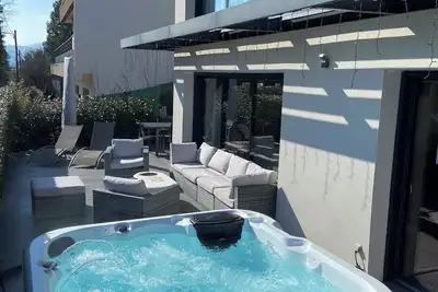 Image de Villa contemporaine design avec vue lac d'annecy