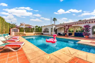 Image de Villa 'El Horreo Xabia' avec vue sur la montagne, Wi-Fi et climatisation