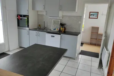 Image de Bénodet plage, maison 5 chambres pour 14 personnes, jardin, terrasse, parking