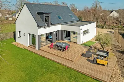 Image de Villa avec piscine intérieure bretagne sud, villa avec piscine intérieure chauffée